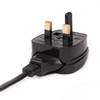 Powerconnections PC8338-BK-R-10A adapter Euro - UK