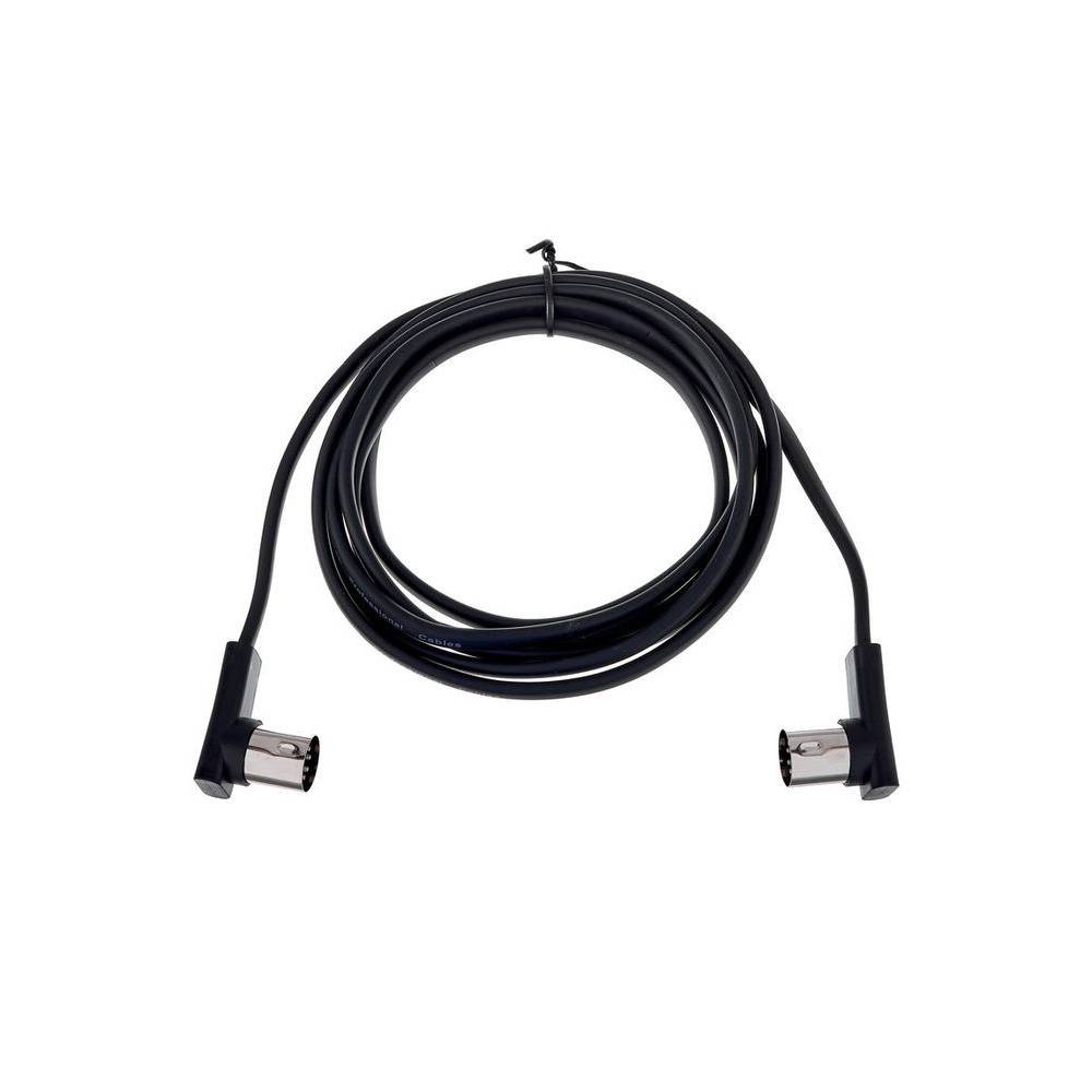 RockBoard Flat MIDI Cable haaks 2 meter