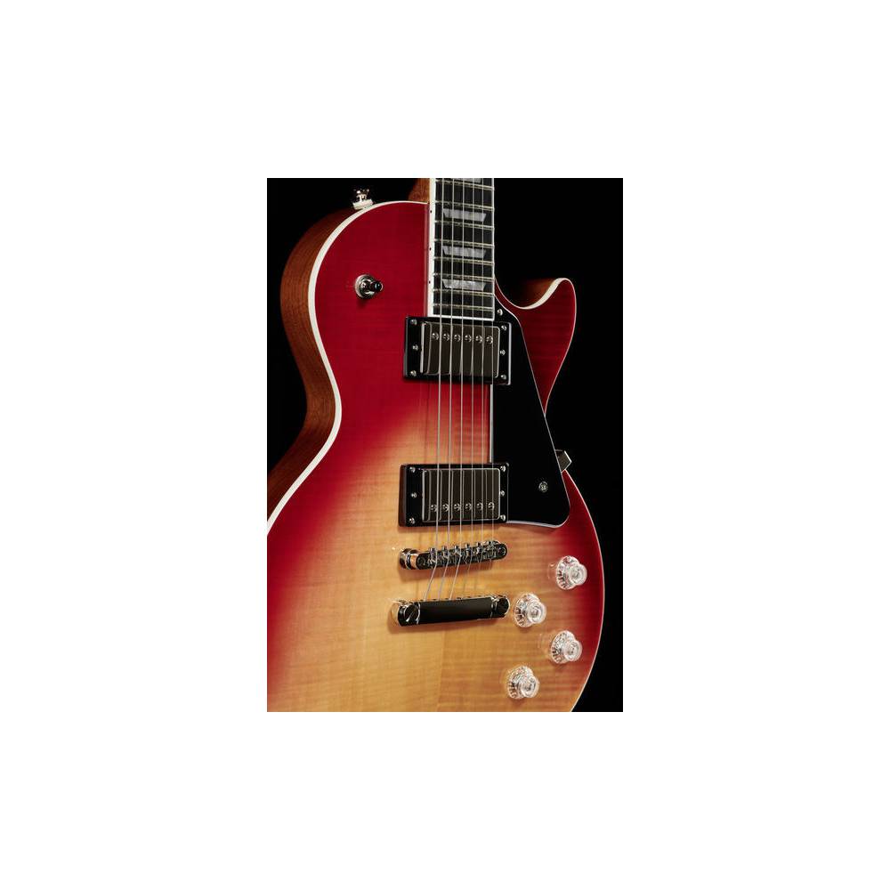 Epiphone Les Paul Modern Figured Magma Orange Fade elektrische gitaar