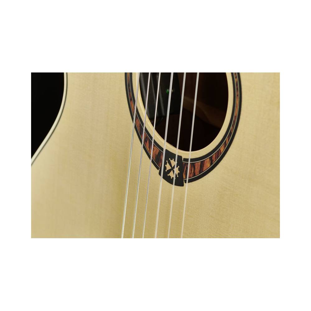 Specialiteit Spectaculair Hou op LAG Guitars Tramontane Nylon 270 TN270ACE E/A klassieke gitaar met  auditorium body en smalle hals kopen? - InsideAudio