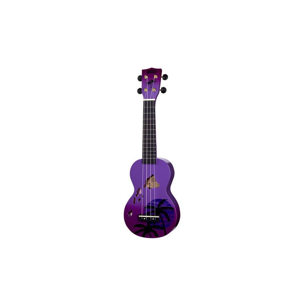 Mahalo MD1HA/PPB Designer Series Hawaii Purple Burst ukelele