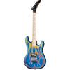 Kramer Guitars Custom Graphics Baretta "Hot Rod" Blue Sparkle with Flames met EVH® D-Tuna® inclusief premium gigbag