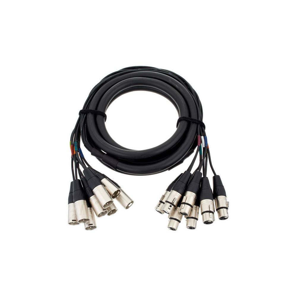 Cordial CML8-0FM3C Intro multikabel 8x XLR male - 8x XLR female 3m