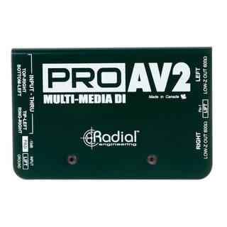 Radial PROAV2 passieve stereo DI box multimedia