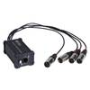 Hilec BOXRJ4XM5 RJ45 / XLR5M adapterdoos voor audio of DMX signaal