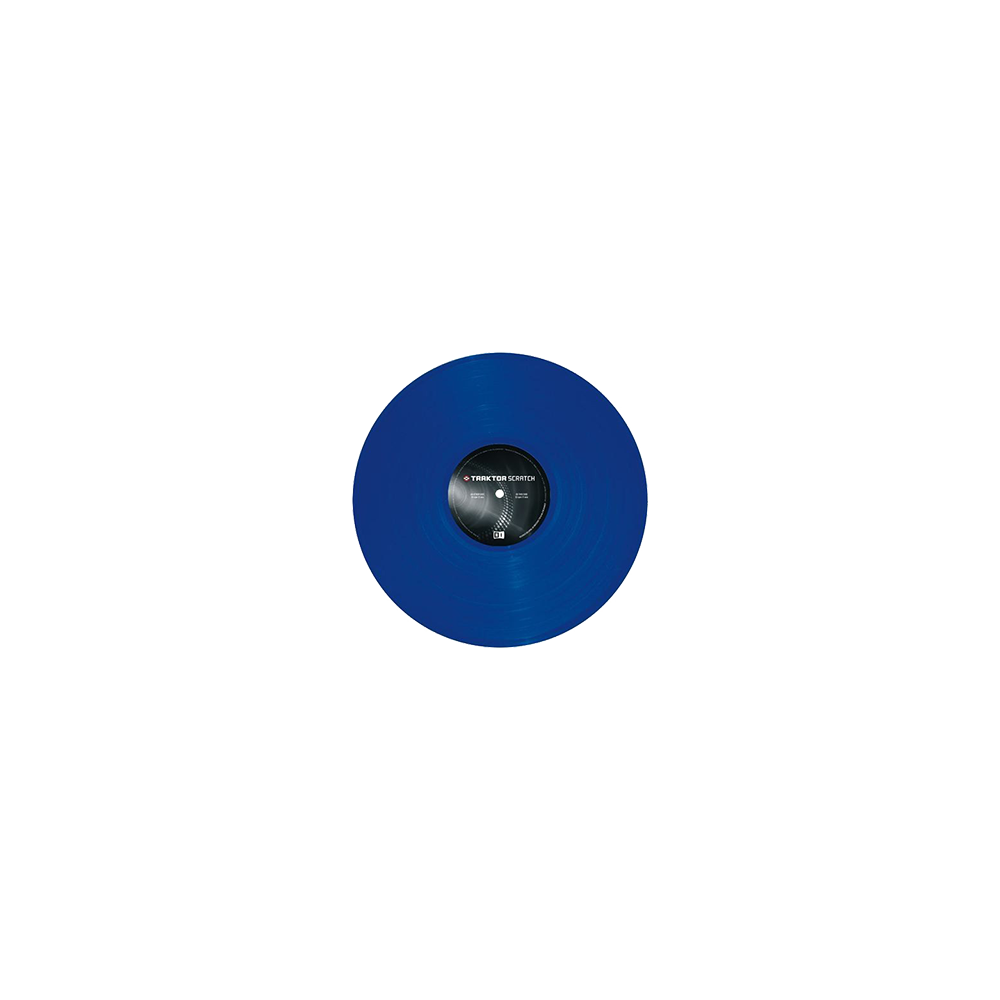 Native Instruments Traktor Scratch Control Vinyl MK2 1x blauw
