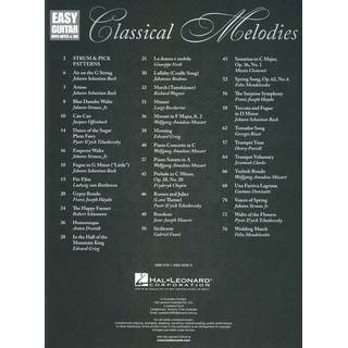Hal Leonard Classical Melodies: Easy Guitar With Notes & Tab gitaarboek
