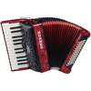 Hohner Bravo II 60 Rood, Silent Key accordeon