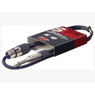 Stagg SMC1XP XLR female - jack male verloopkabel 1 meter