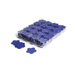 MagicFX Slowfall confetti bloemen 55mm donkerblauw