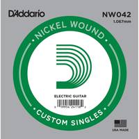 D'Addario NW042 losse snaar voor ak. en elektrische gitaar