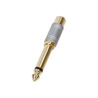 Valueline SAC-021 6.35 mm adapter plug tulp-jack