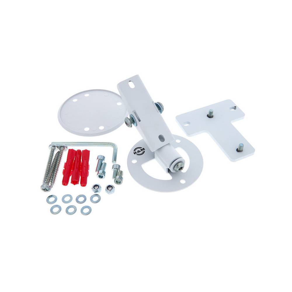 Konig & Meyer 24161 luidspreker wandhouder wit