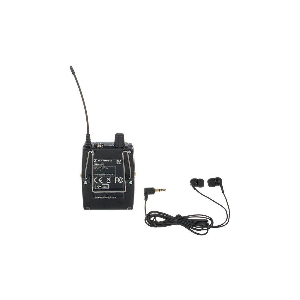 Sennheiser EK 2000 IEM AW-X ontvanger (516-558 MHz)