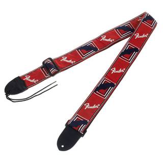 Fender Monogrammed Strap Red White Blue