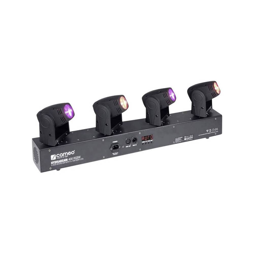 Cameo Hydrabeam 400RGBW 4 RGBW moving-heads op bar