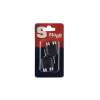 Stagg AC-2CFJMSH verloop 2x RCA (f) - mini-jack (m) (set van 2)
