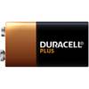 Duracell Plus 9V Alkaline MN1604 batterijen (set van 10 stuks)