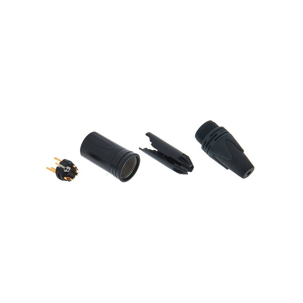 Neutrik NC4MXX-B Male XLR kabeldeel 4p zwart