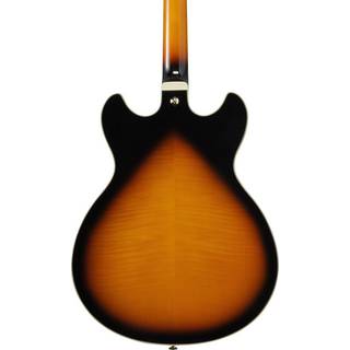 Ibanez Artstar AS113 Brown Sunburst semi-akoestische gitaar met koffer