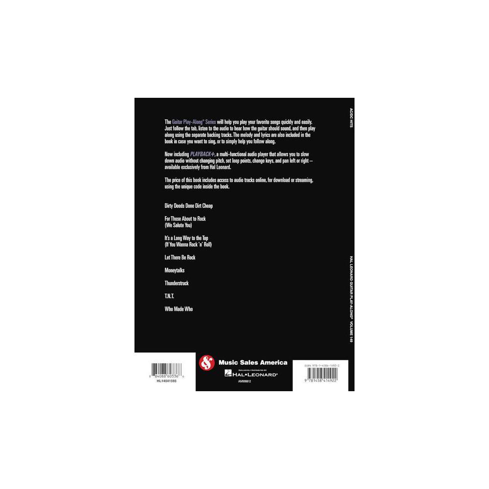 Hal Leonard Guitar Play Along Volume 149 ACDC Hits