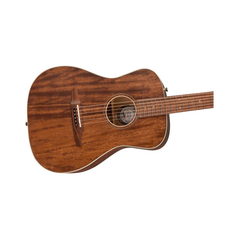 Fender Malibu Special Mahogany Natural Satin elektrisch-akoestische westerngitaar met gigbag