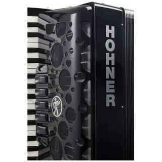 Hohner Amica Forte III 72 Zwart, Silent Key accordeon