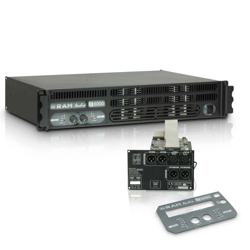 RAM Audio S6000 DSP Professionele versterker met DSP-module
