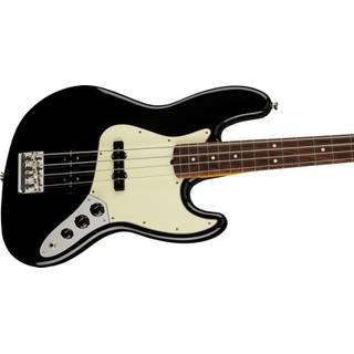 Fender American Professional II Jazz Bass Black RW elektrische basgitaar met koffer