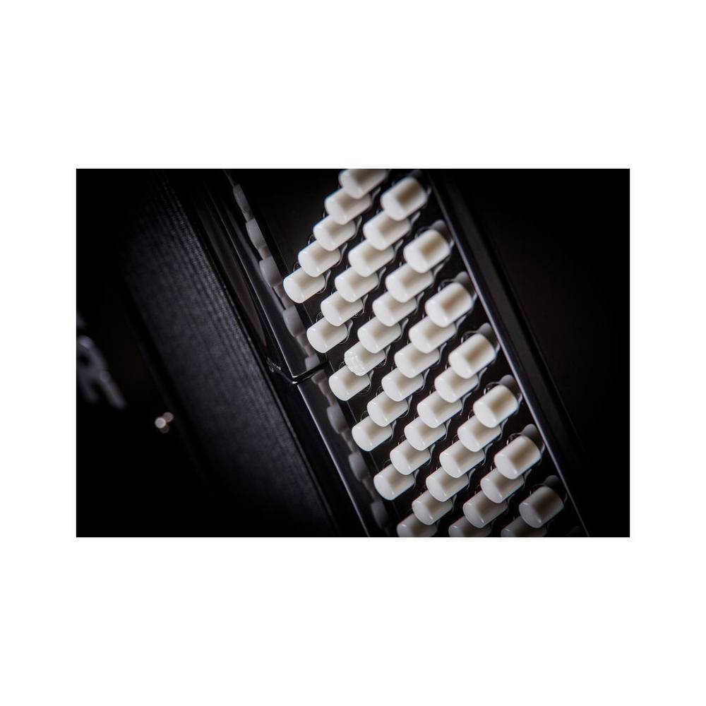 Hohner Amica Forte III 72 Zwart, Silent Key accordeon