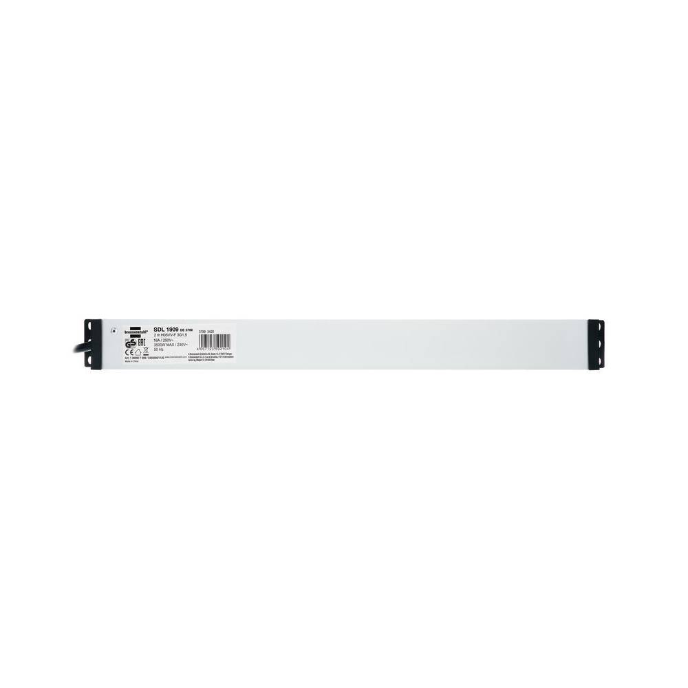 Brennenstuhl Alu Line 19 inch stekkerdoos 9-voudig