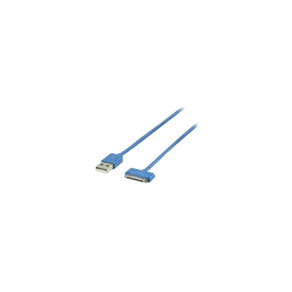 Valueline iPhone kabel blauw 1 meter