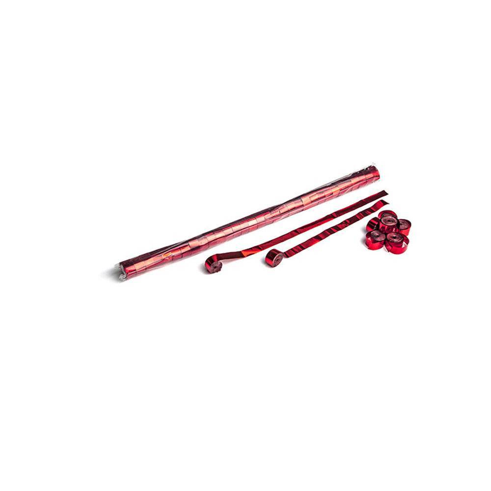 Magic FX metallic streamers 10mx1.5cm rood 32st
