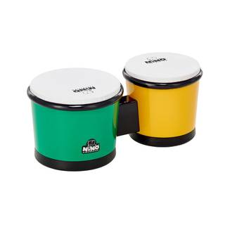 Nino Percussion NINO19G/Y bongoset groen met geel