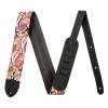 Fender Paisley Denim Strap 2 inch gitaarband roze