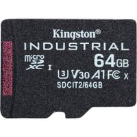 Kingston microSDHC Industrial C10 A1 pSLC Card Single Pack 64GB