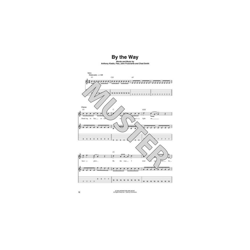 Hal Leonard Guitar Play Along Volume 153 Red Hot Chili Peppers