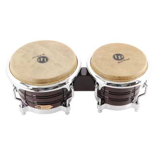 Latin Percussion LP201AX2DW Generation II Bongos Wine Red Chrome