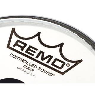 Remo CS-0306-10 Controlled Sound® Clear Black Dot 6"