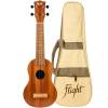 Flight Limited Series WUS-3 Mahogany sopraan ukulele uit Hawaii met gigbag