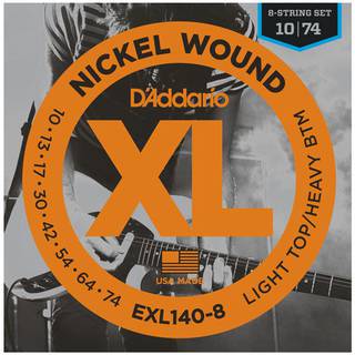 D'Addario EXL 140-8 gitaarsnaren set