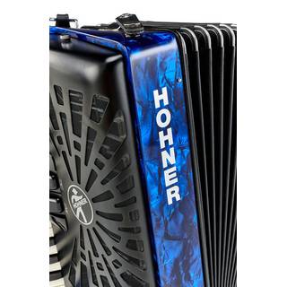 Hohner Bravo II 48 Blauw, Silent Key accordeon
