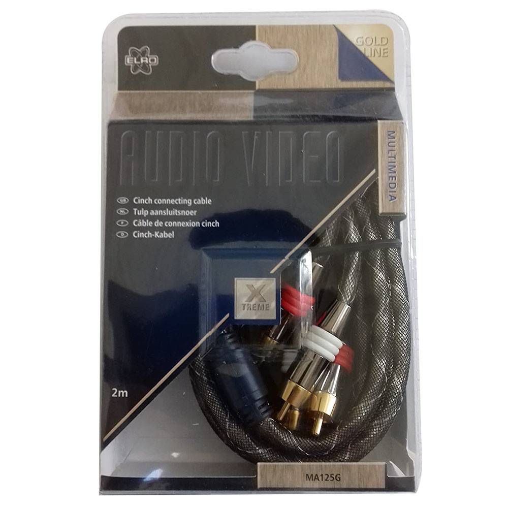 Elro MA125G RCA kabel 2m