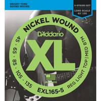 D'Addario EXL165-5 snarenset voor 5-snarige elektrische bas