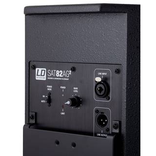 LD Systems SAT82AG2 actieve installatie luidspreker 8 inch zwart