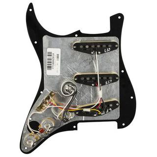 Fender Pre-Wired Strat PG Tex-Mex SSS Black