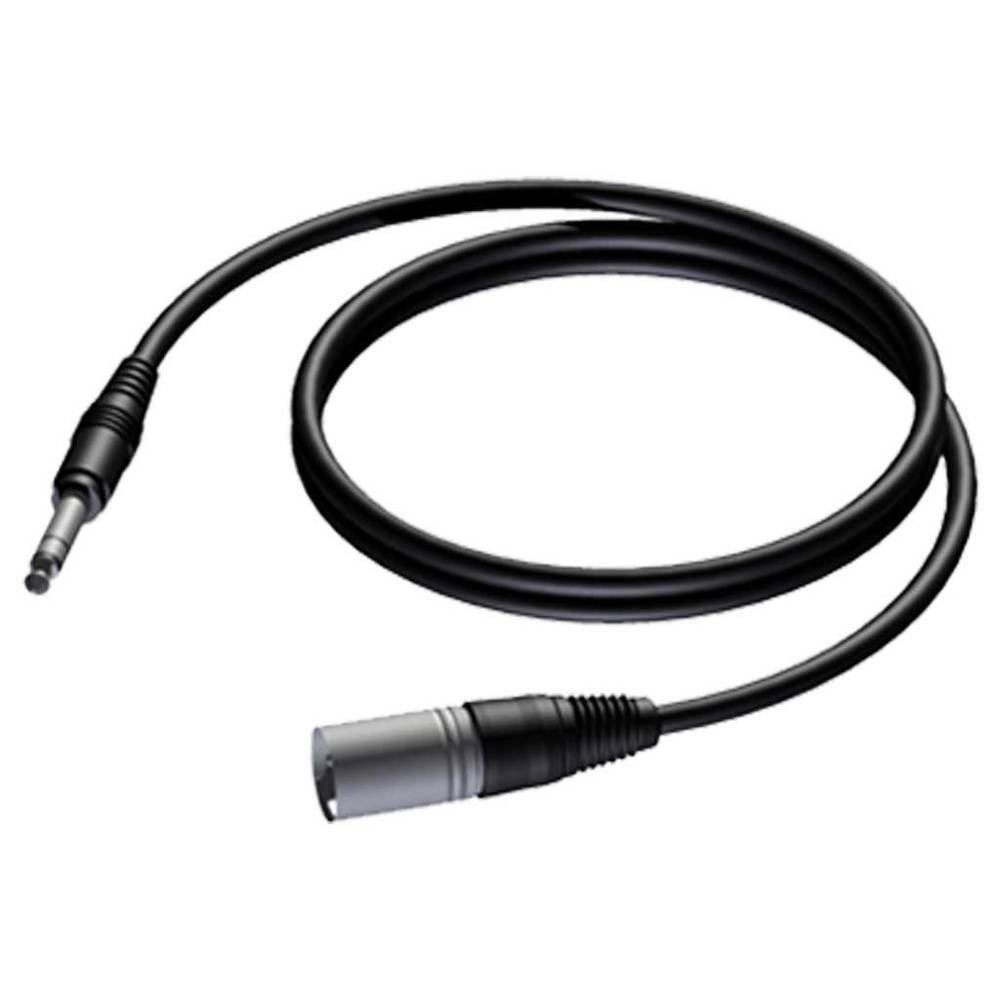 Procab CAB724 XLR male - jack 6.3mm male stereo 1.50 meter