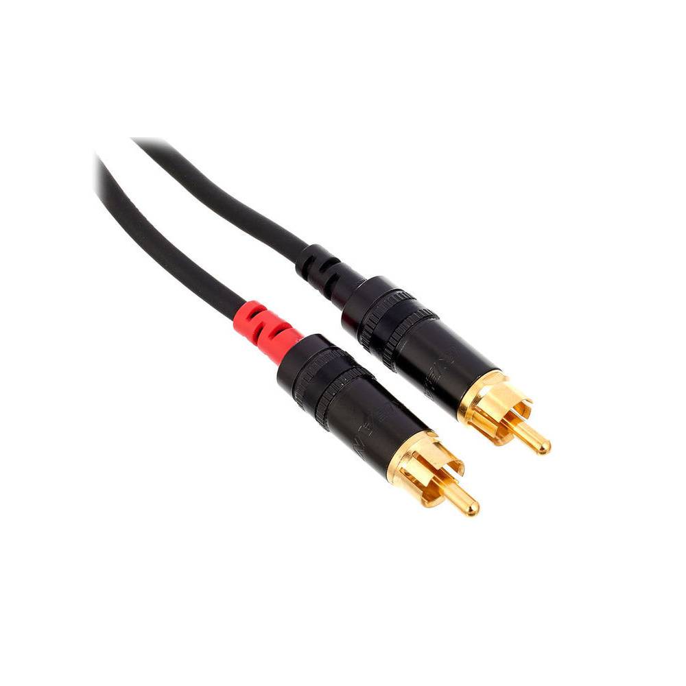 Cordial CFY0.3YCC Intro verloopkabel 3.5mm TRS jack fem - 2x RCA male 0.3m