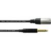 Cordial CCM5MP Intro verloopkabel XLR male - 6.3mm TS jack 5m