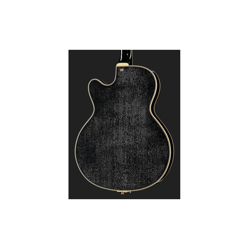 D'Angelico Excel 59 Black Dog semi-akoestische gitaar met koffer